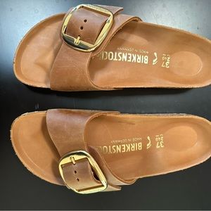 Birkenstocks Madrid Big Buckle Size Euro 37/6-6.5 US